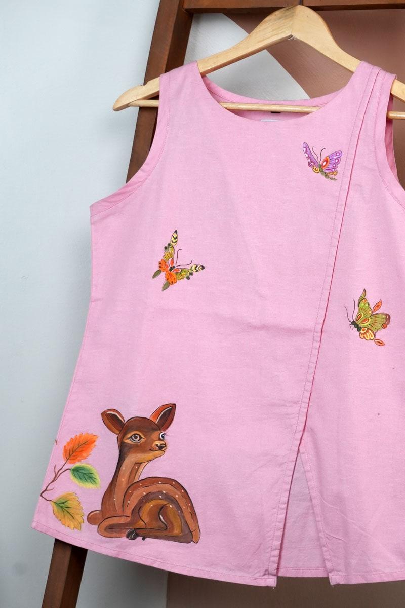 Garden Friends — Hand-painted Tunic